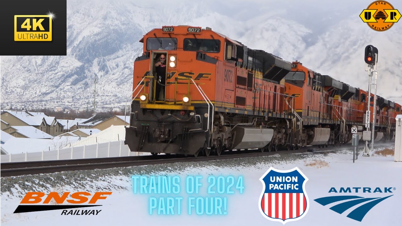[4K] Trains of 2024 part 4!