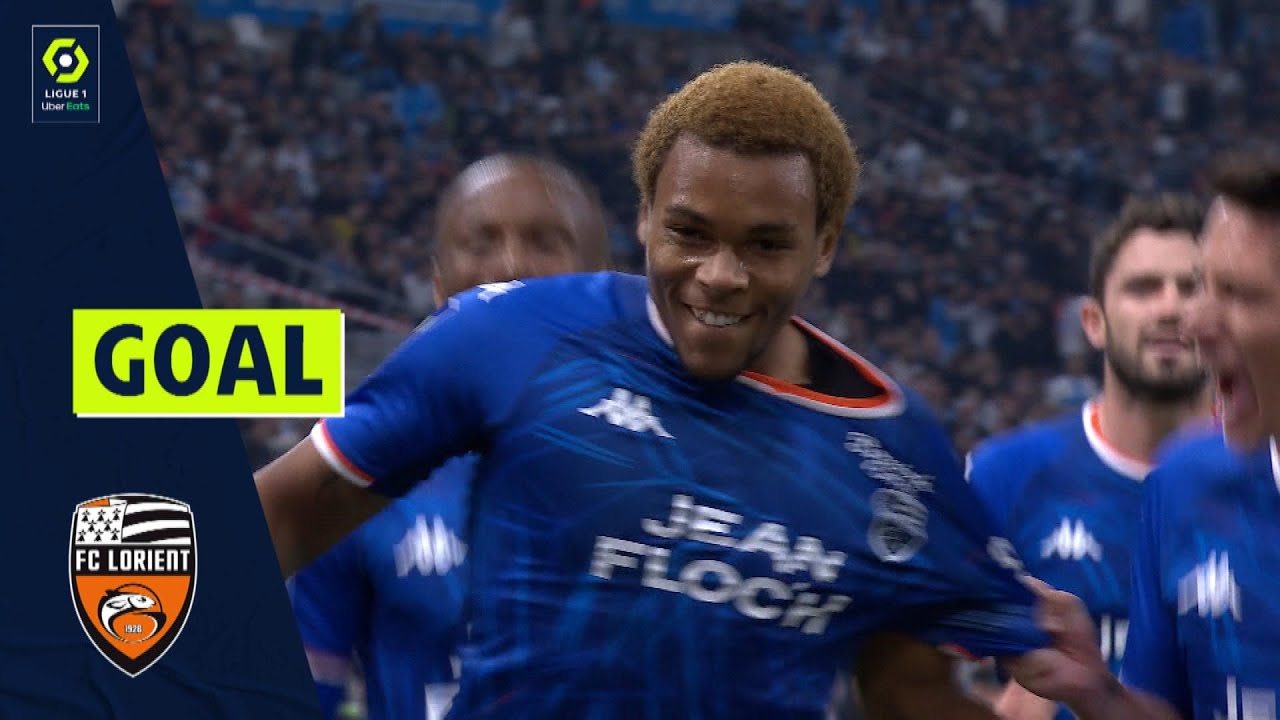 Goal Armand LAURIENTE (13' pen - FCL) OLYMPIQUE DE MARSEILLE - FC LORIENT (4-1) 21/22