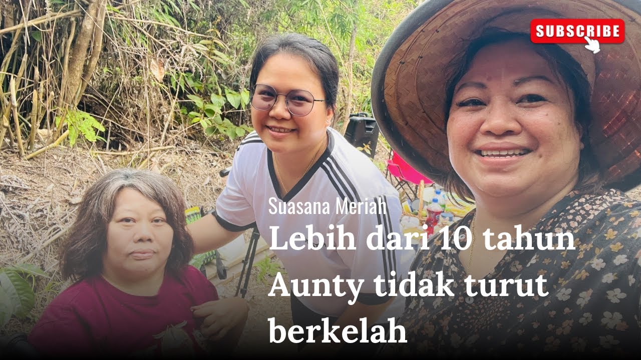Seronok dapat bawa Aunty Masak dan makan bersama dengan keluarga di Kebun || Meskipun Kurang Upaya.