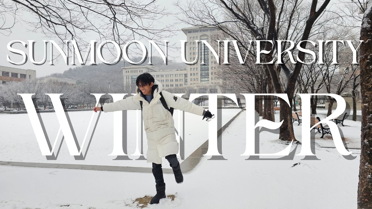 Sunmoon University & Asan - Snow winter