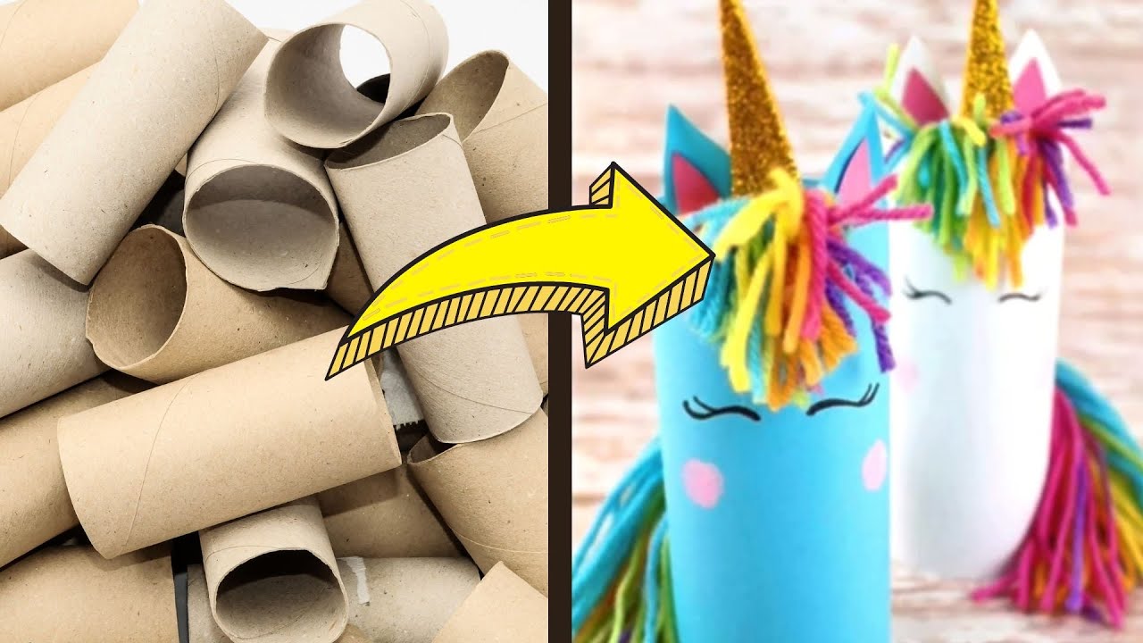🟢  ➕30 IDEIAS de arte com ROLINHO de PAPEL | Educação Infantil