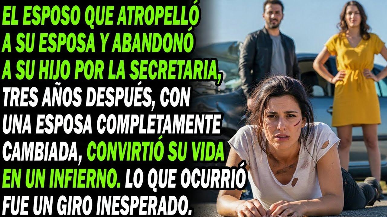 Esposo Me Atropelló Y Dejó A Hijo Por Secretaria. 3 Años Después, Cambiada, Hice Su Vida Infierno
