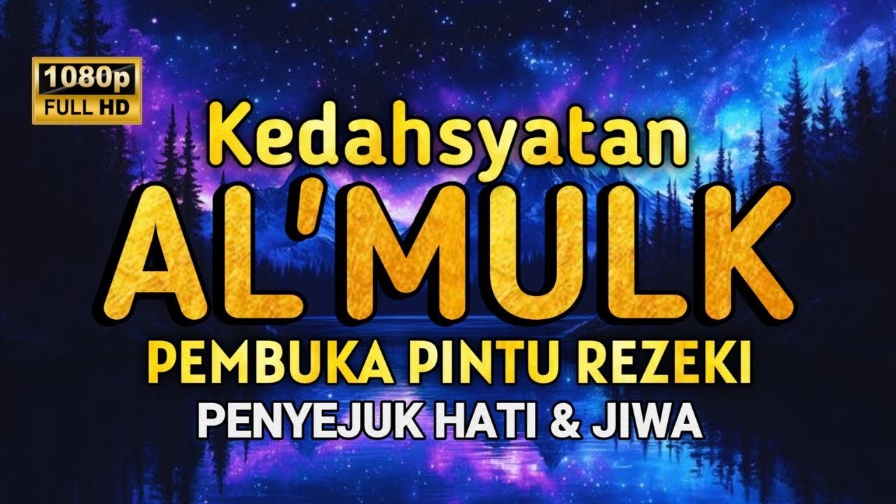MUROTTAL AL'QURAN MERDU PENGANTAR TIDUR, SURAH AL MULK  PEMBUKA PINTU REZEKI , SIKSA KUBUR