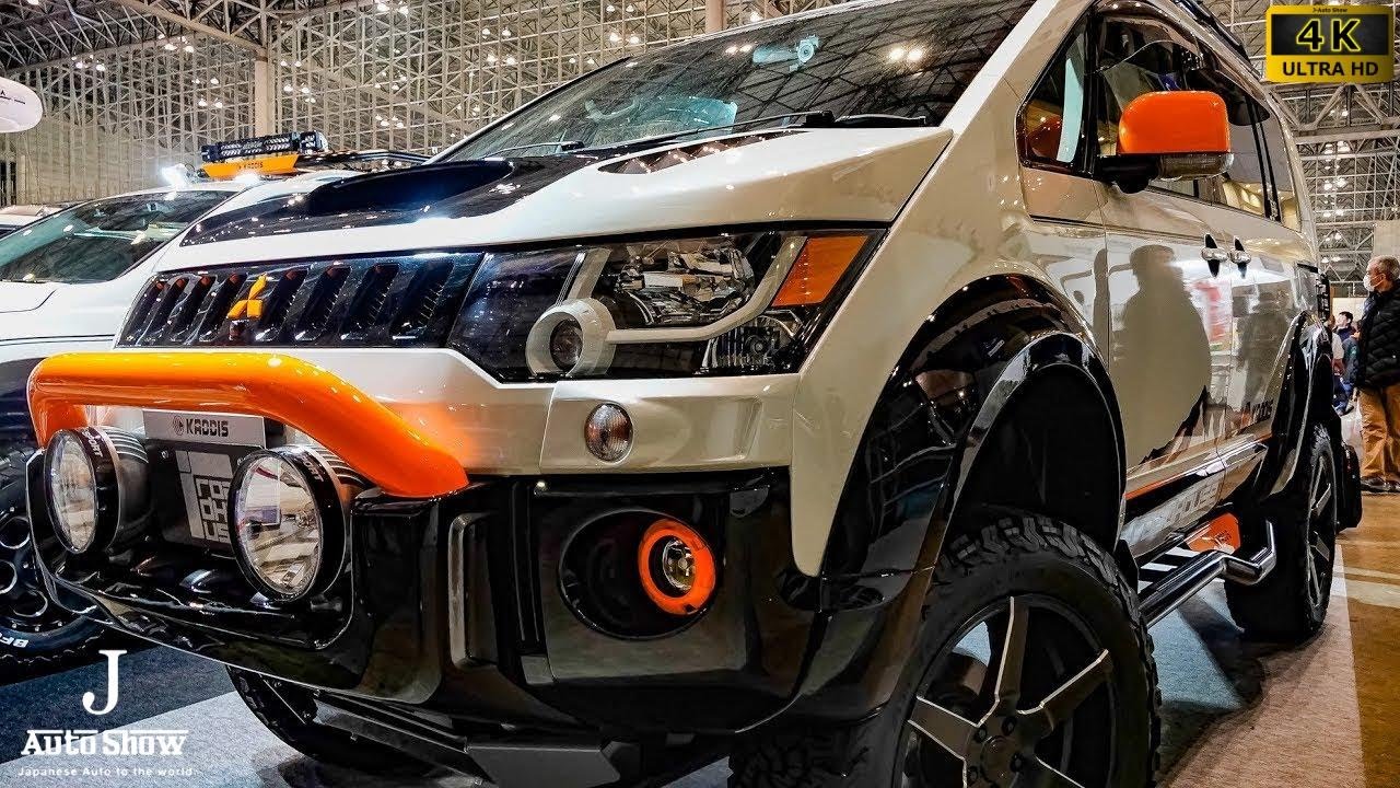 (4K)ROADHOUSE KADDIS XTREME DELICA D5 ACTIVE GEAR デリカD5カスタム - 東京オートサロン2018
