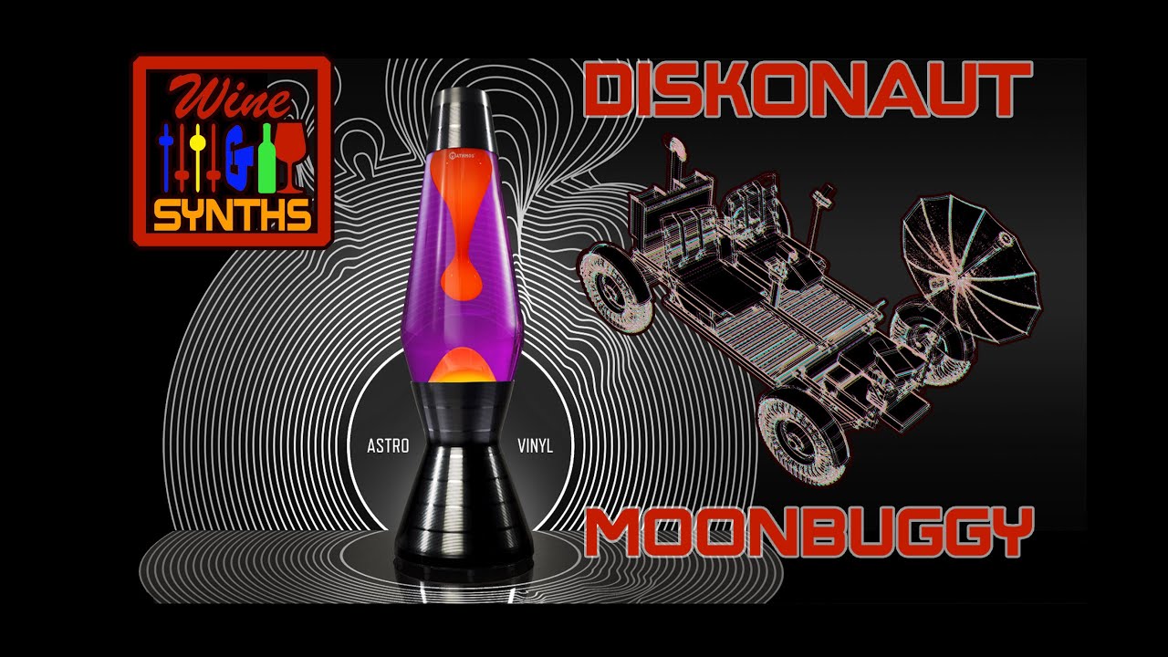Mathmos Astro Vinyl Lava Lamp & Diskonaut Moonbuggy loungecore clip