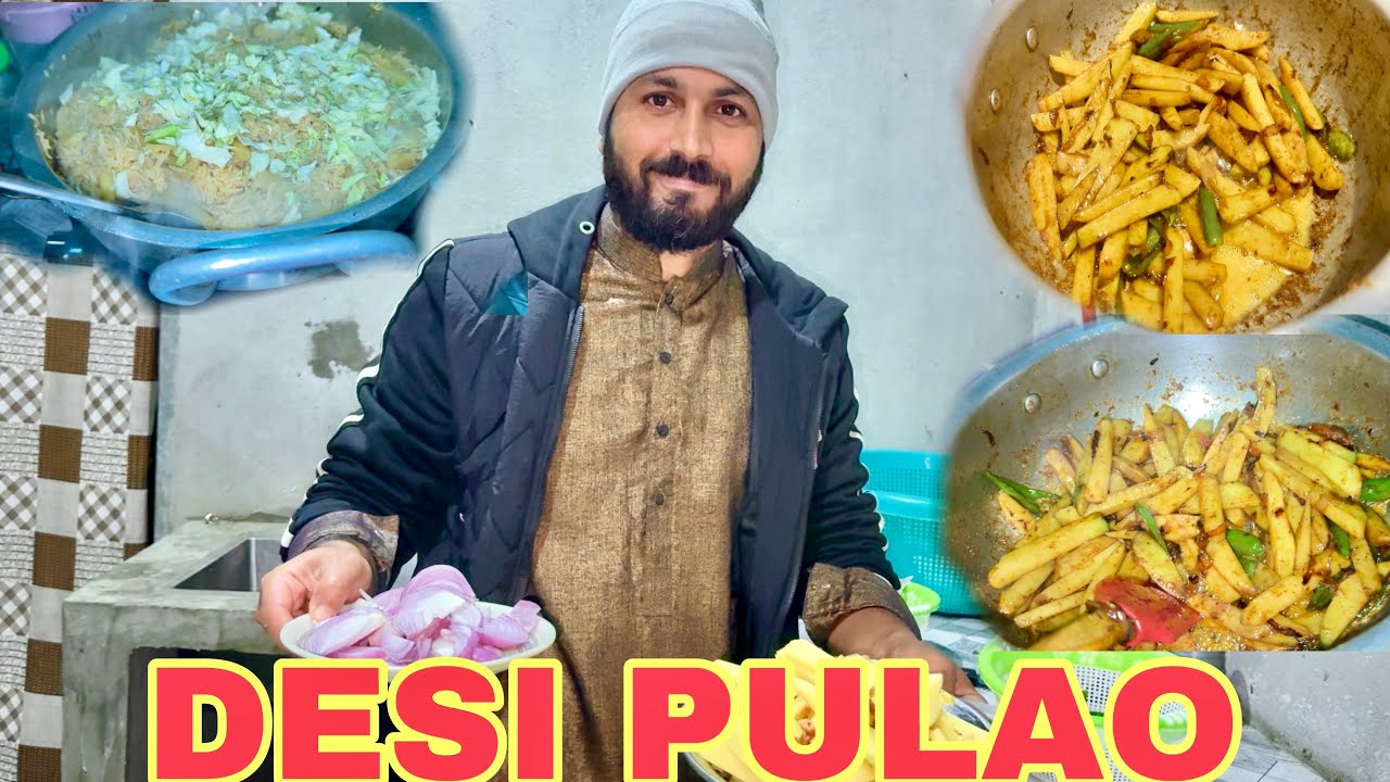 Alo Ka Pulao Desi Village Style After My Business Day | Yummy Pulao First Time By Me | Mr Asad