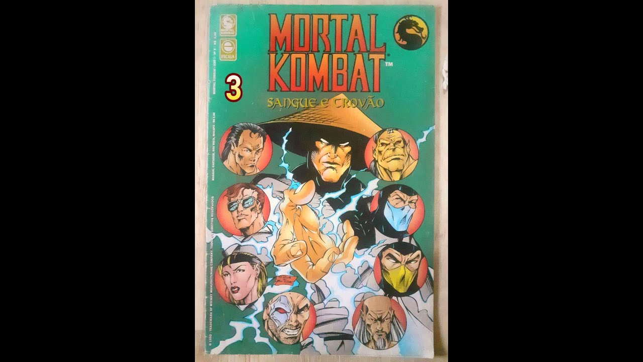 Mortal Kombat (Quadrinhos anos 90) Acervo do Nil - Parte 3
