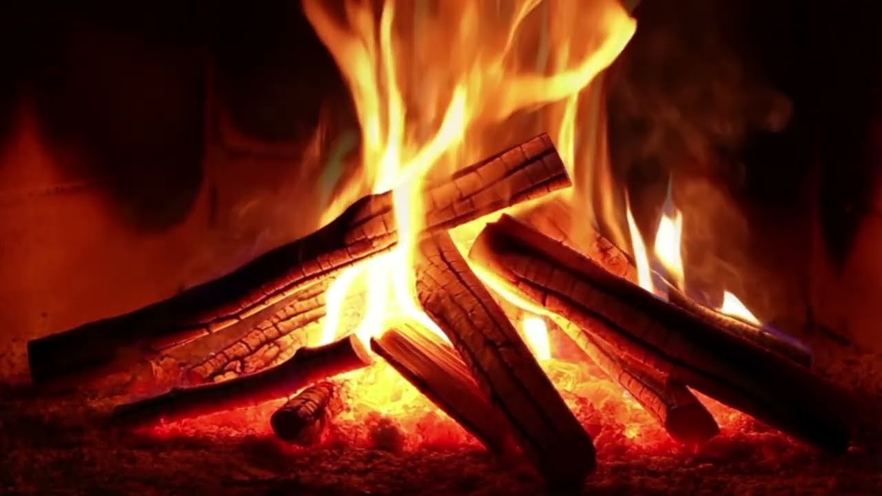 🔥Crackling Log Fire for Deep Sleep & Relaxation  |  Pure Sound of Nature
