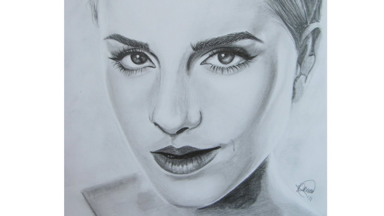 Emma Watson Speed Drawing