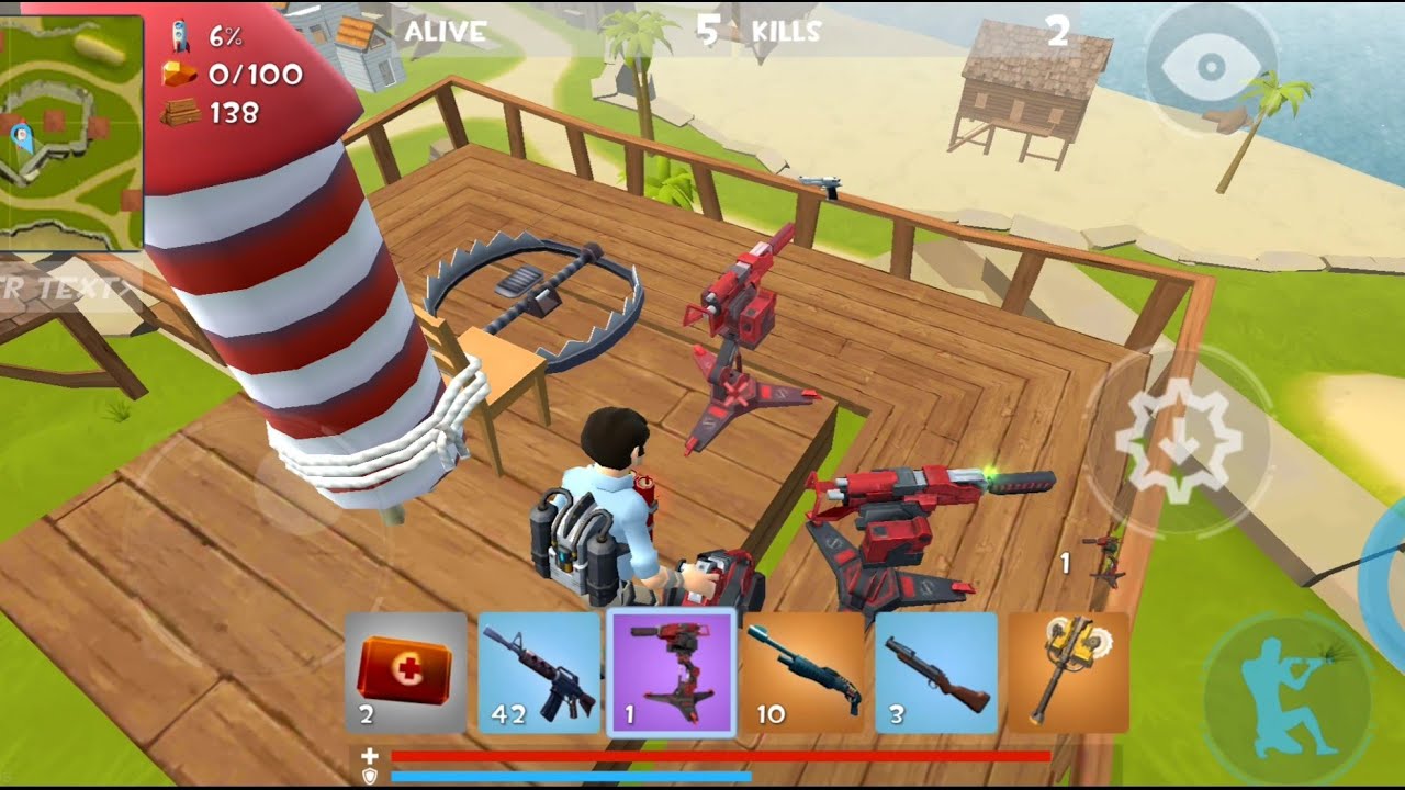 Rocket Royale - (Overpowered Rocket Base) Android Gameplay #53