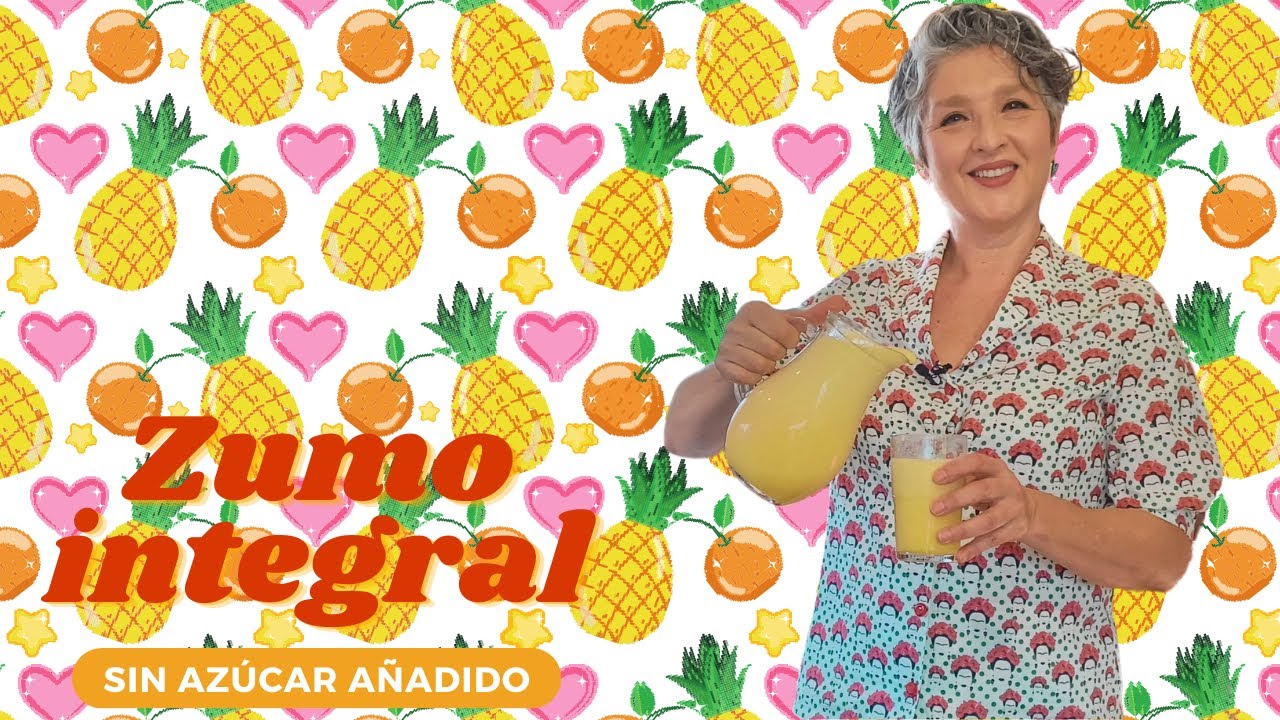 🥤ZUMO INTEGRAL DE NARANJA 🍊 Y PIÑA 🍍 SIN AZÚCAR AÑADIDO con Thermomix® #TM6 #TM5 #TM31 🔝