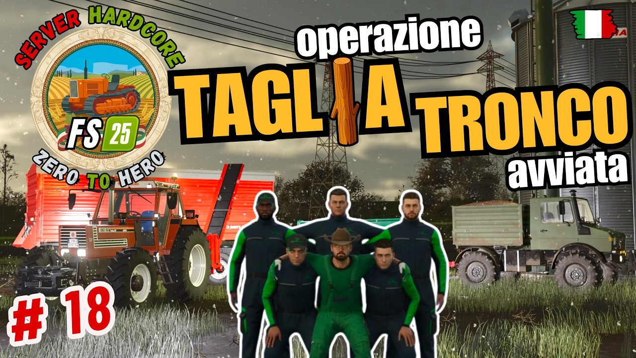 UNA SQUADRA FENOMENALE - Nuovo SERVER di Farming Simulator 25 - POLESINE #fs25 #fs25ita