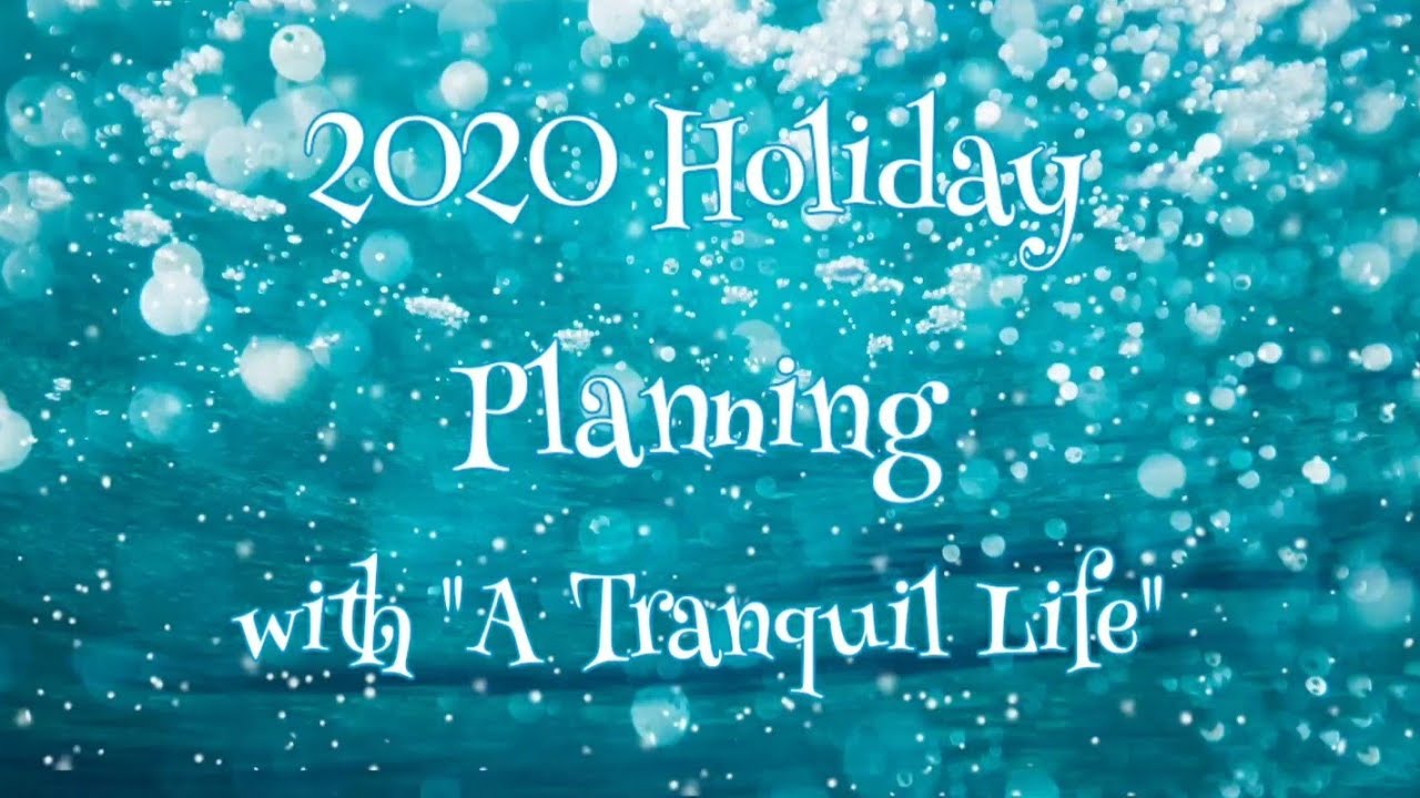 2020 Holiday Planner - Adding Dividers