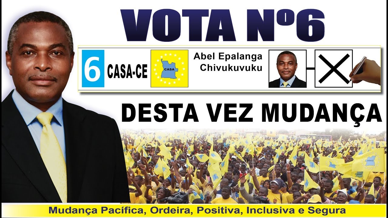 Abel Chivukuvuku em Benguela e Catumbela dia 29 de Julho