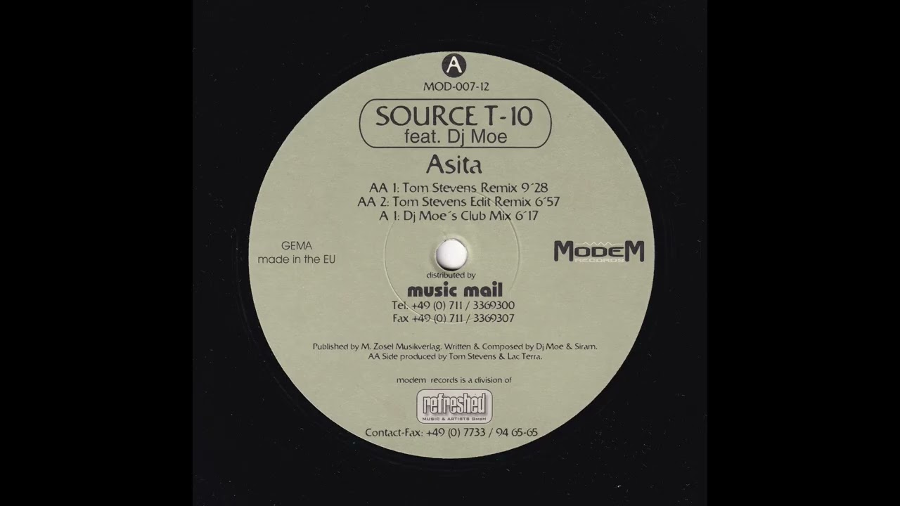 Source T-10 Feat. DJ Moe – Asita (Tom Stevens Edit Remix)
