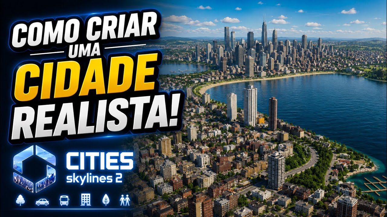 Como criar uma cidade realista - Cities Skylines 2 #citiesskylines