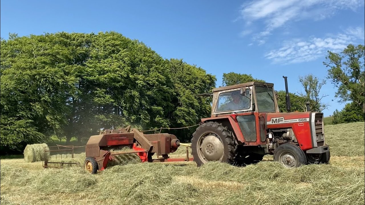 Cumbrian Hay ‘25. ‘A Step Back in Time’ Hill farm haymaking with MF 135, 565,390 & classic MF balers