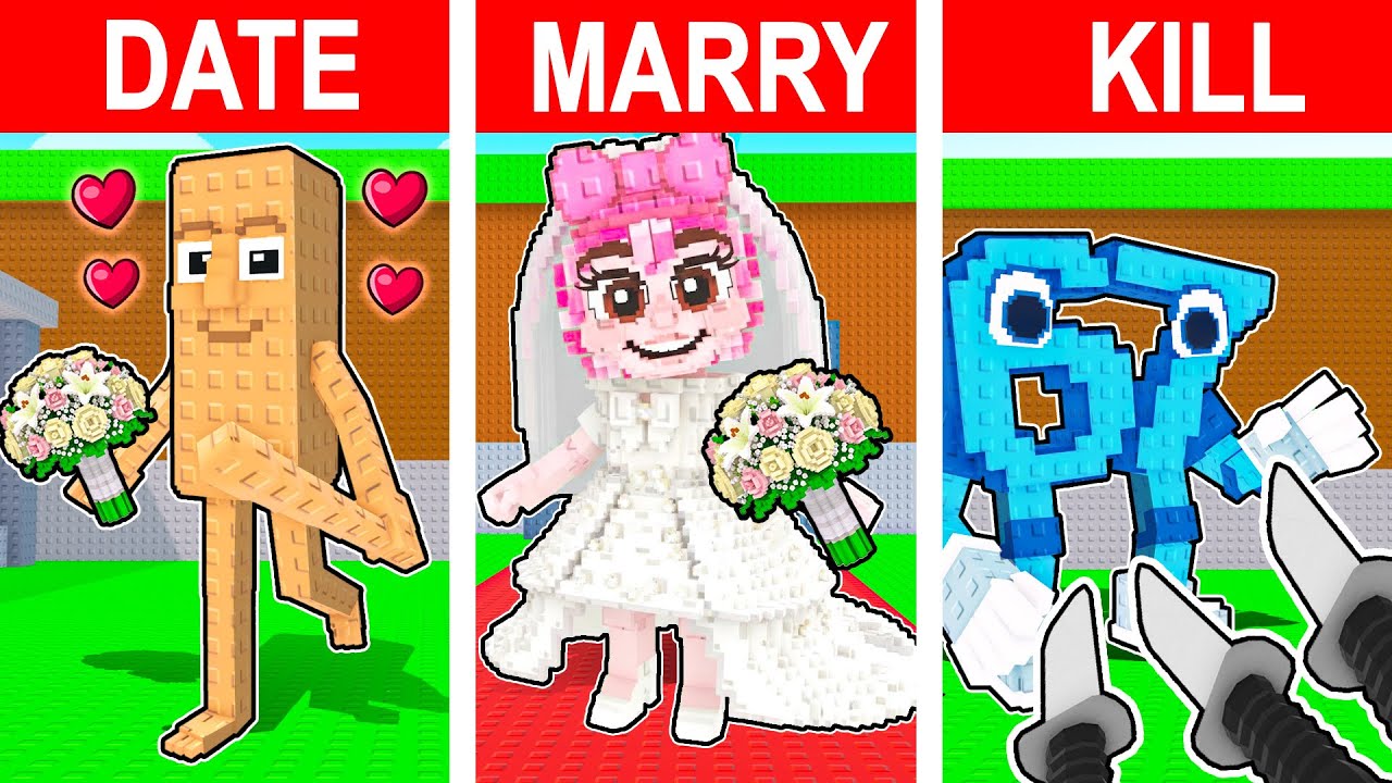 All Steal a Brainrots Play DATE MARRY KILL!