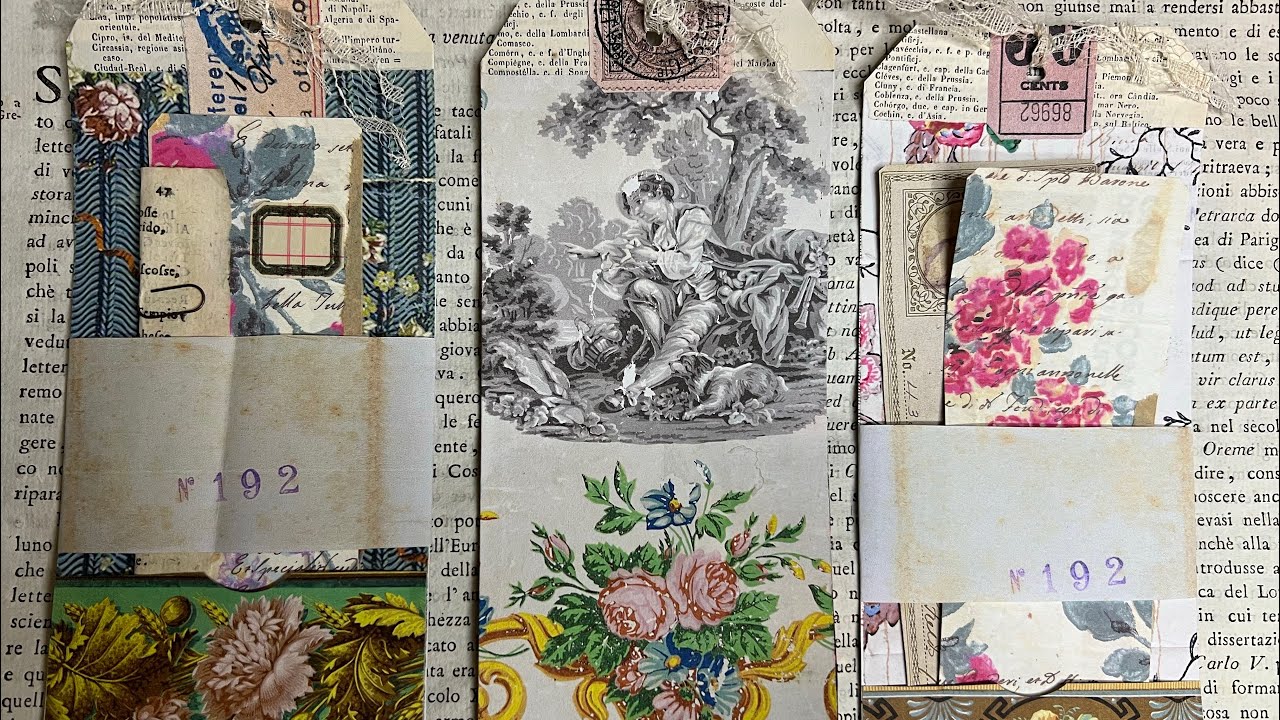 Craft with me | large floating pocket tags