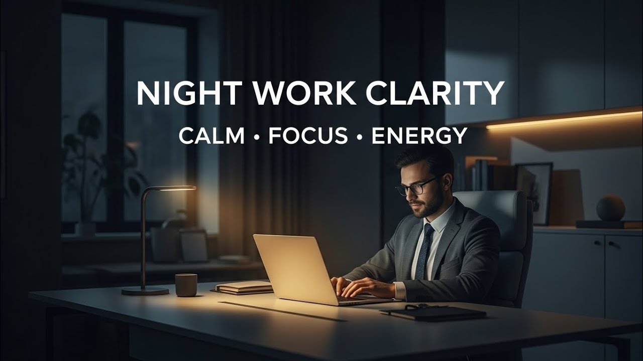 Night Focus Music for Deep Work | Calm Energy for Professionals – AURALITH