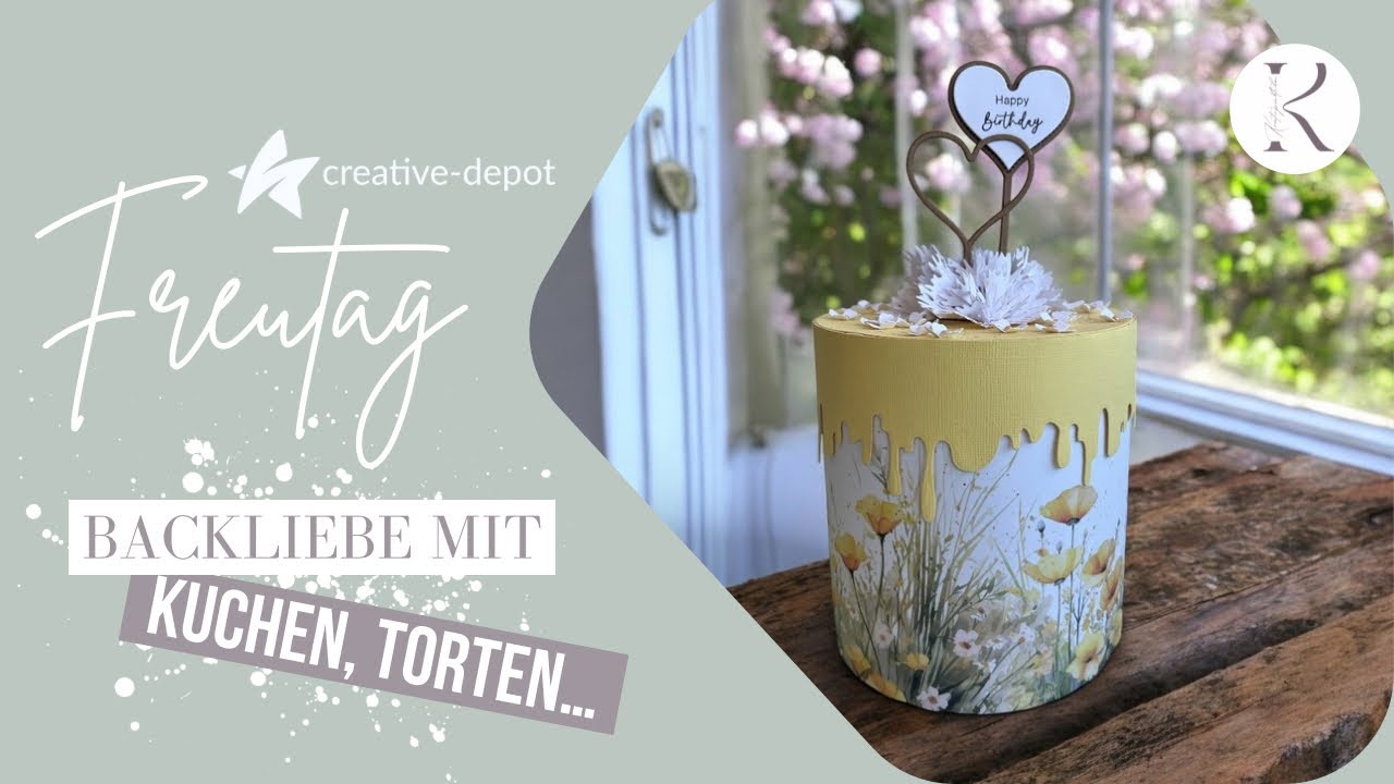 FREUTAG | Backliebe mit Kuchen, Torten... | Creative Depot | Kuchen Geschenkbox | September 24