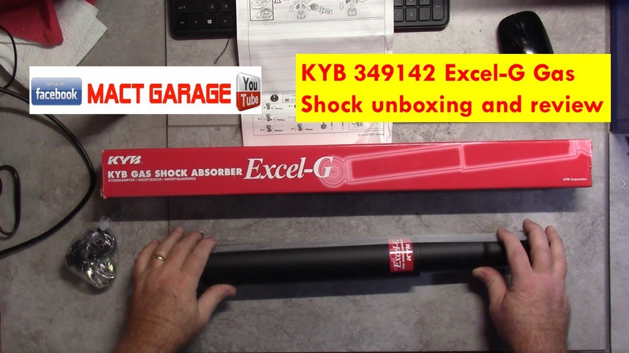 Распаковка и обзор газового амортизатора KYB 349142 Excel-G