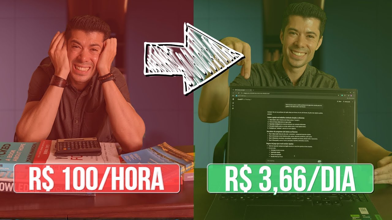 Aprenda QUALQUER COISA por R$ 3,66/Dia (Melhor Que Professor Real)!