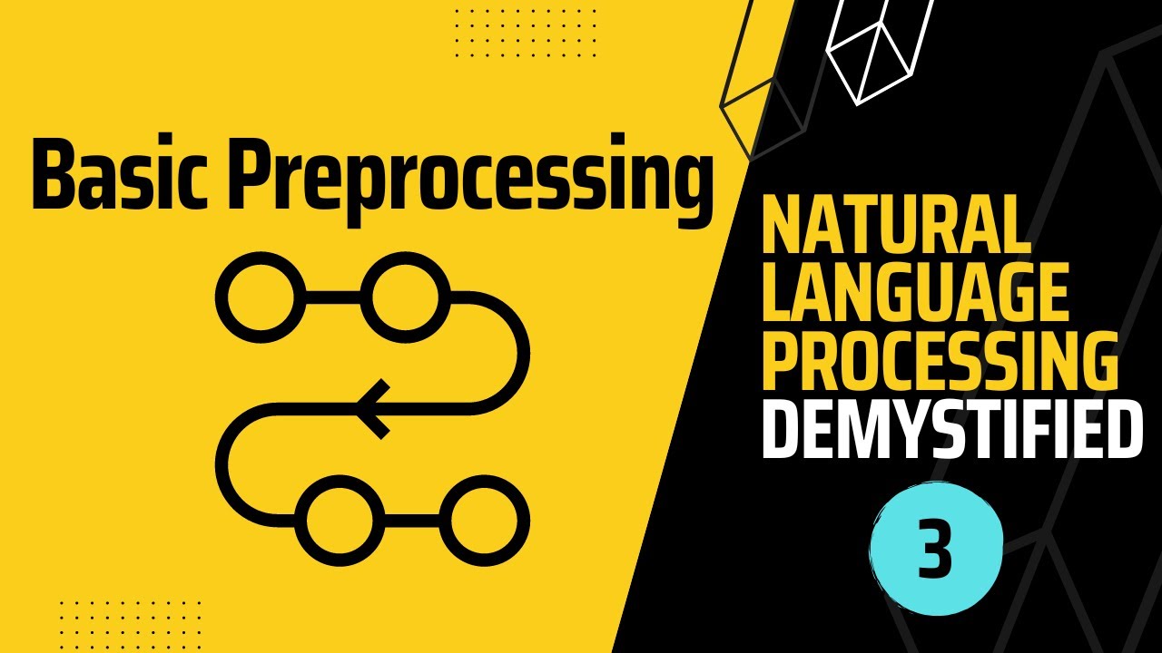 NLP Demystified 3: Basic Preprocessing (case-folding, stop words, stemming, lemmatization)
