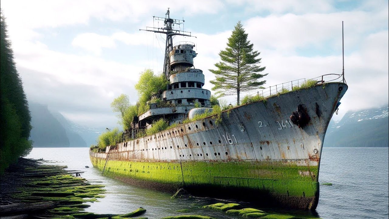 30 ANS APRÈS CE BATEAU ABANDONNÉ est rempli de vestiges de GUERRE  [ URBEX ]
