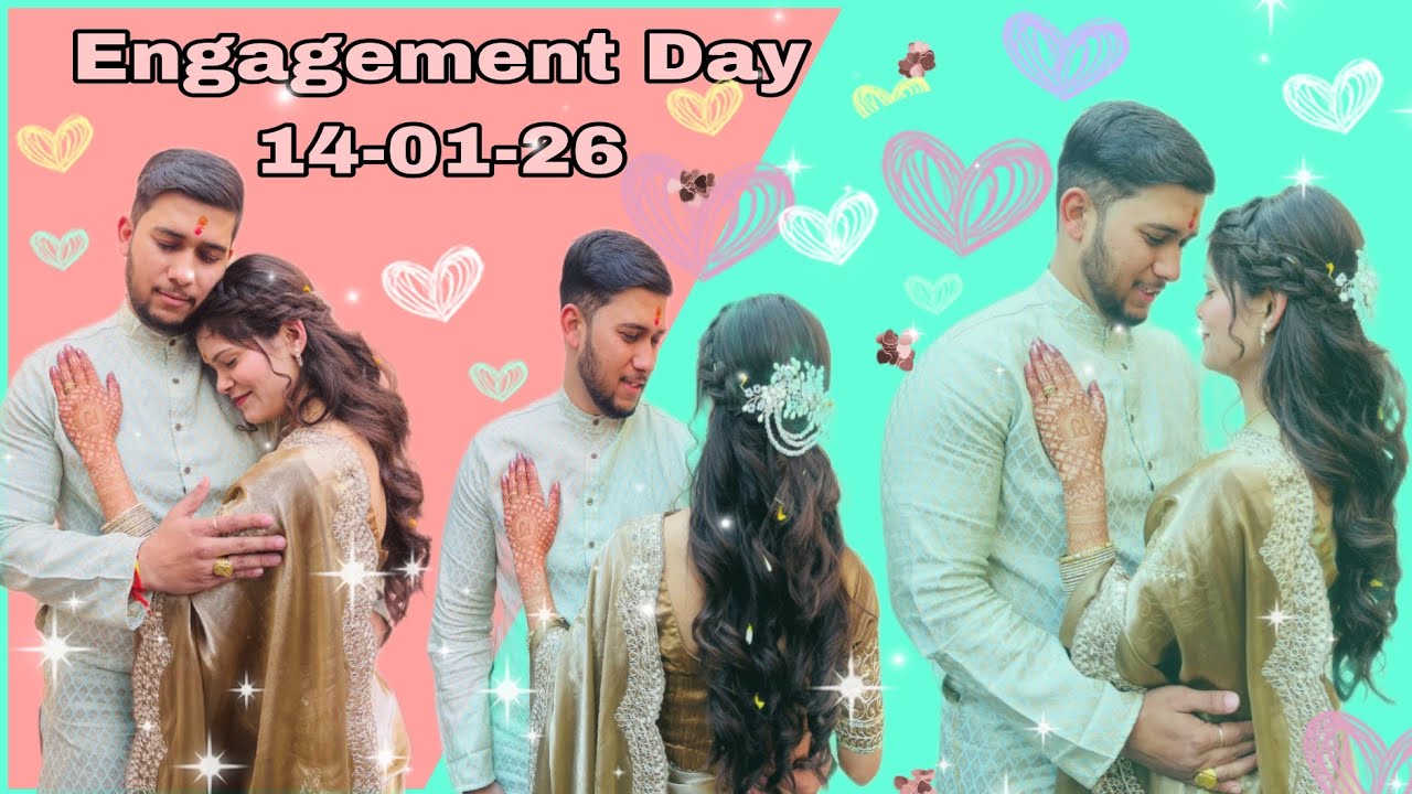 Engagement Day |Jyoti & Pankaj|Aaj kiye Bhut mje| Ghar per ki sari preparation|