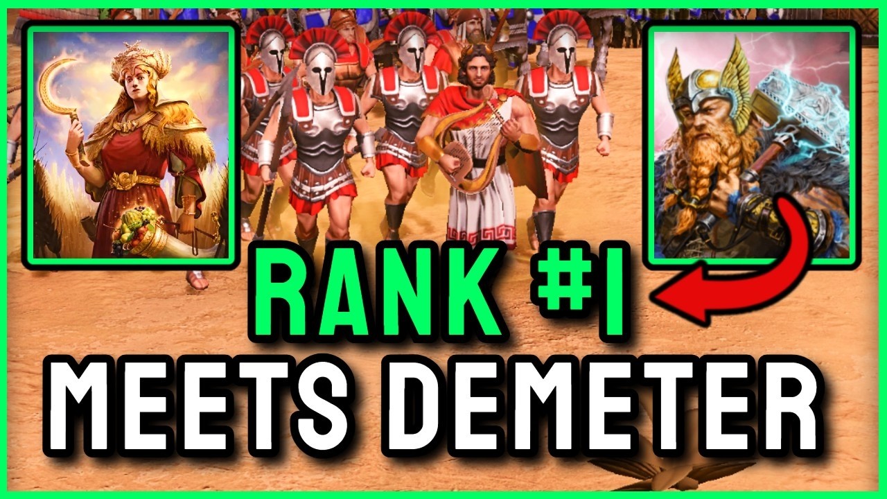 Can Demeter Beat Rank #1? (AoM Retold DLC Gameplay)