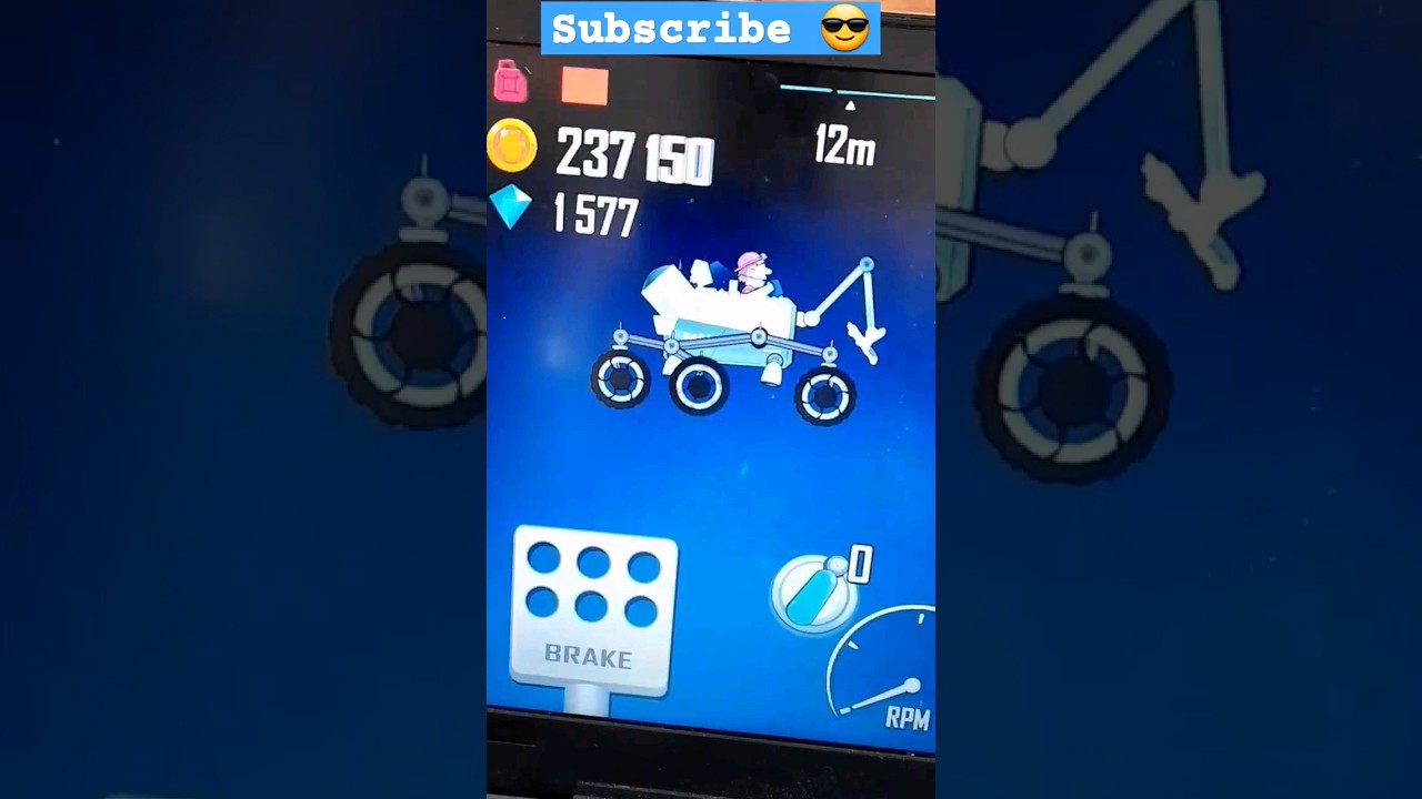How to earn coin fast 🥵 in Hill climb racing 🏁  #viral #gaming #hillclimbracing #shorts