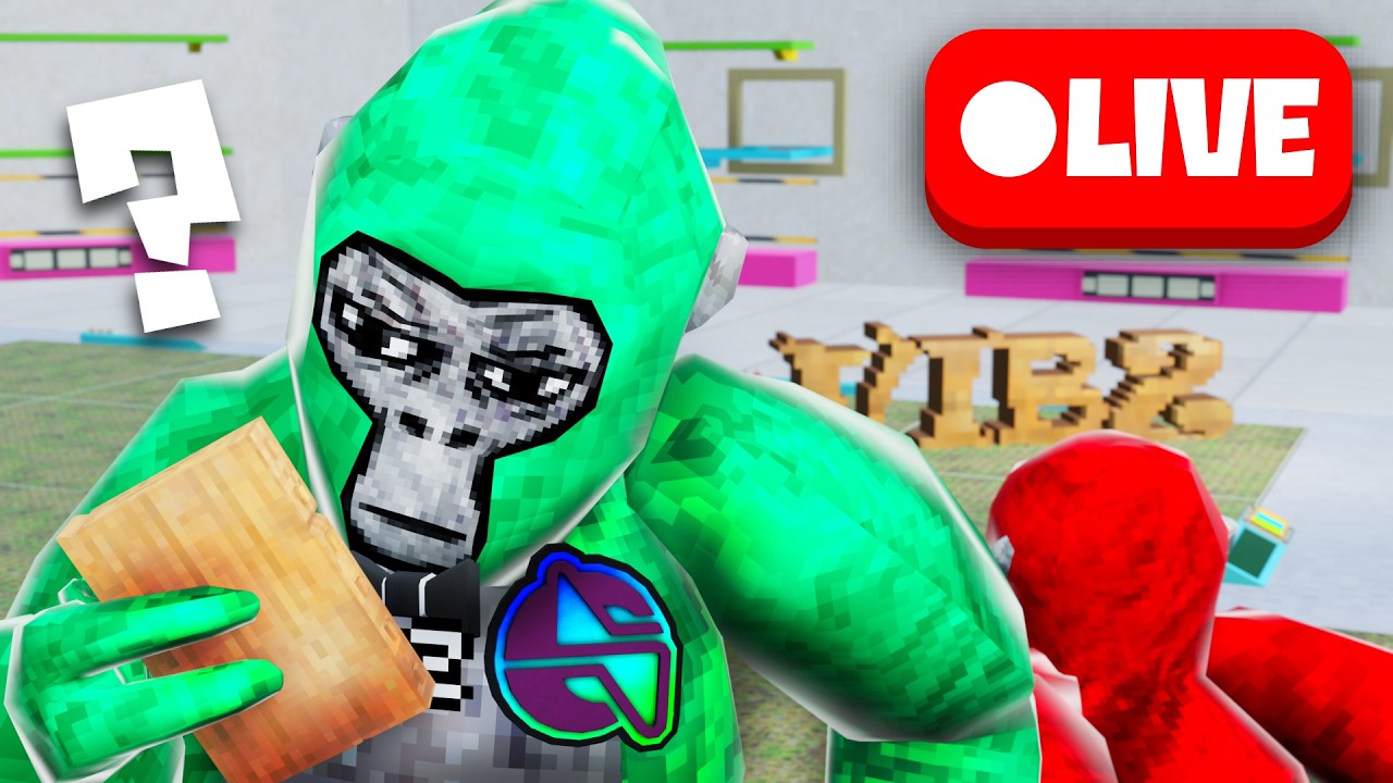 🛑LIVE🛑 Gorilla Tag! Tagged = 🤮