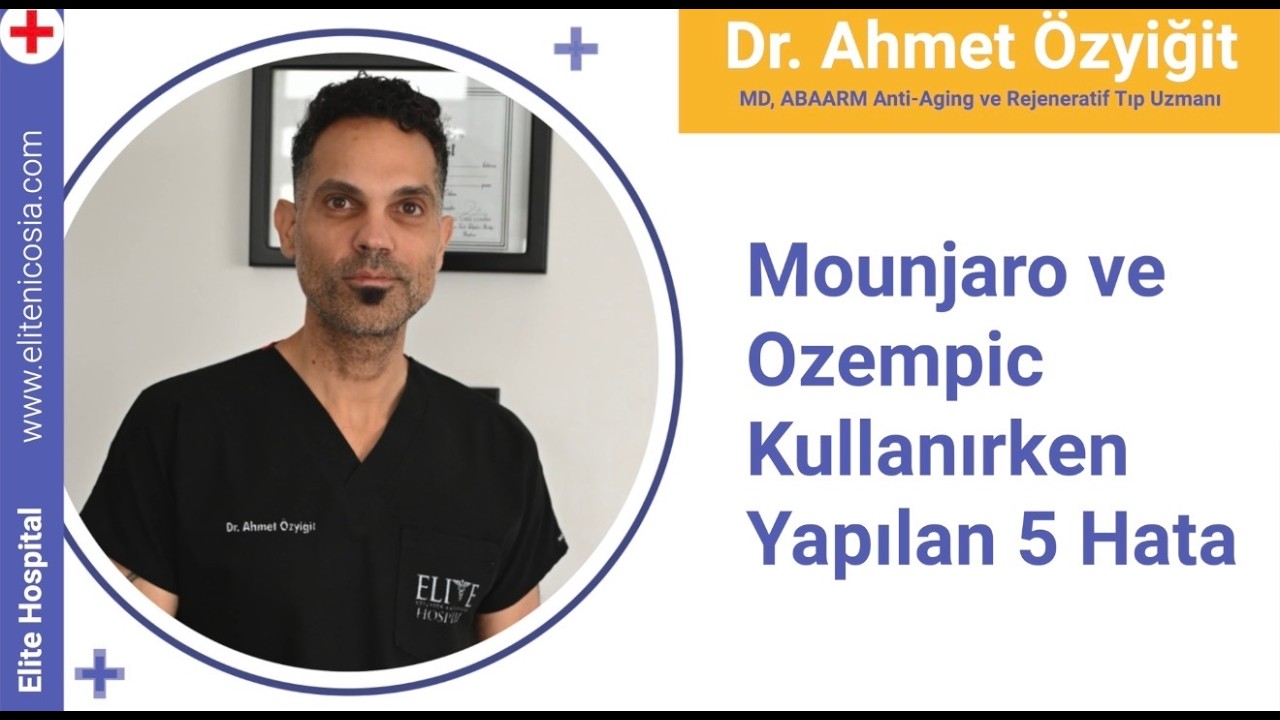 Zayıflama İğneleri: Ozempic ve Mounjaro gibi GLP-1 Analogları Kullanırken Yapılan 5 Hata