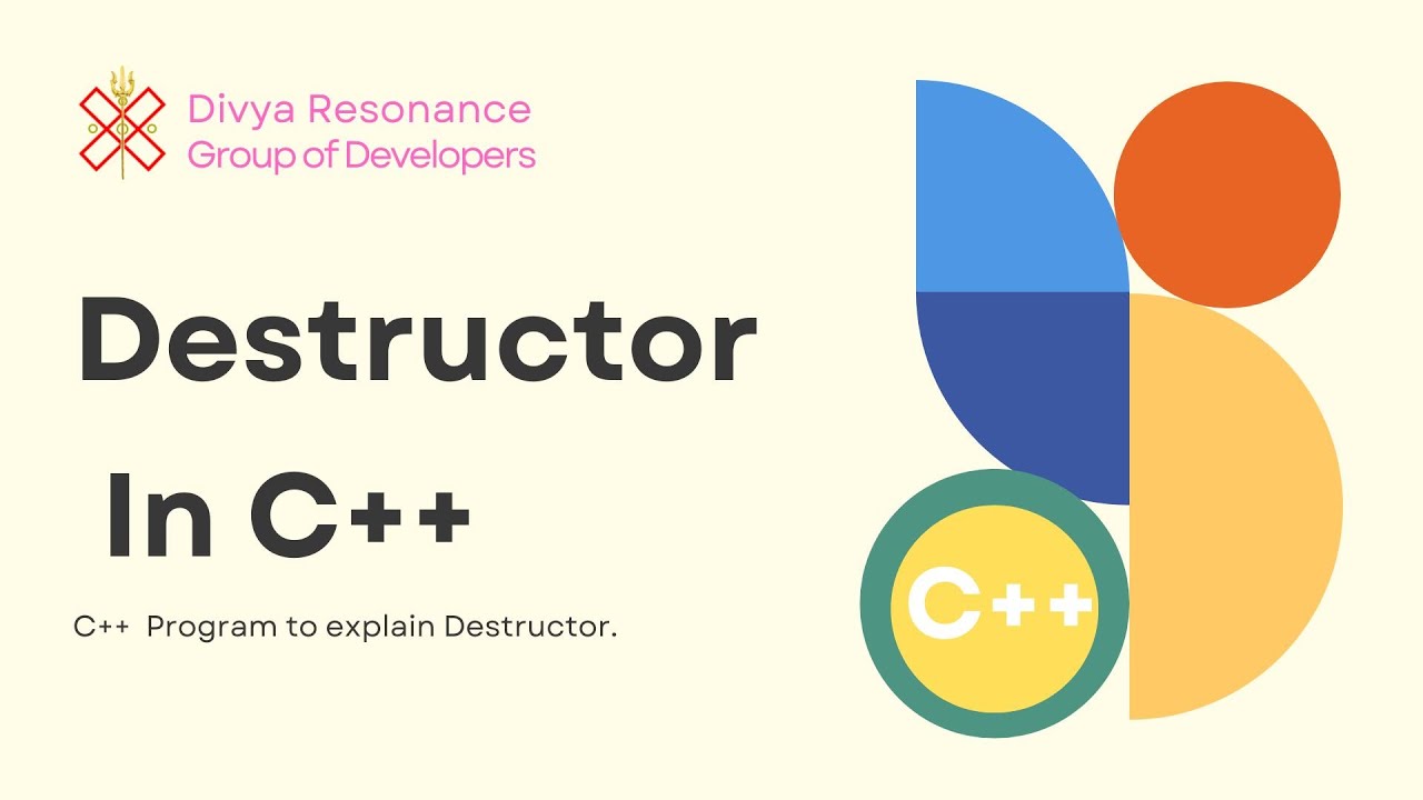 Destructor in C++