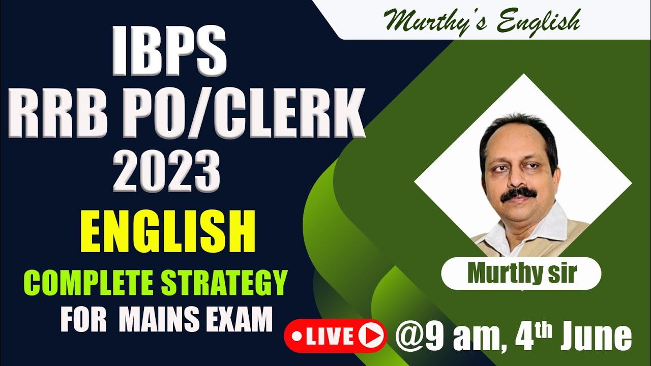IBPS RRB PO/CLERK NOTIFICATION 2023 | PO/CLERK ENGLISH COMPLETE PREPARATION STRATEGY FOR MAINS EXAM