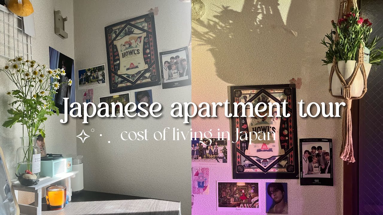 Japanese apartment tour ♡ ⋆| How much is the rent in Japan? | Indian student in Japan 🌷