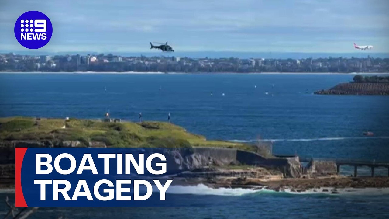 Man killed, second man injured in Sydney fishing tragedy | 9 News Australia