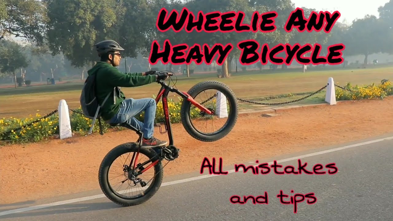How to WHEELIE a FATBIKE | Easiest Trick