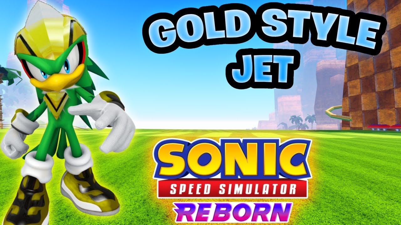 *GOLD STYLE JET* Is Coming To Sonic Speed Simulator! (Leaked Update)