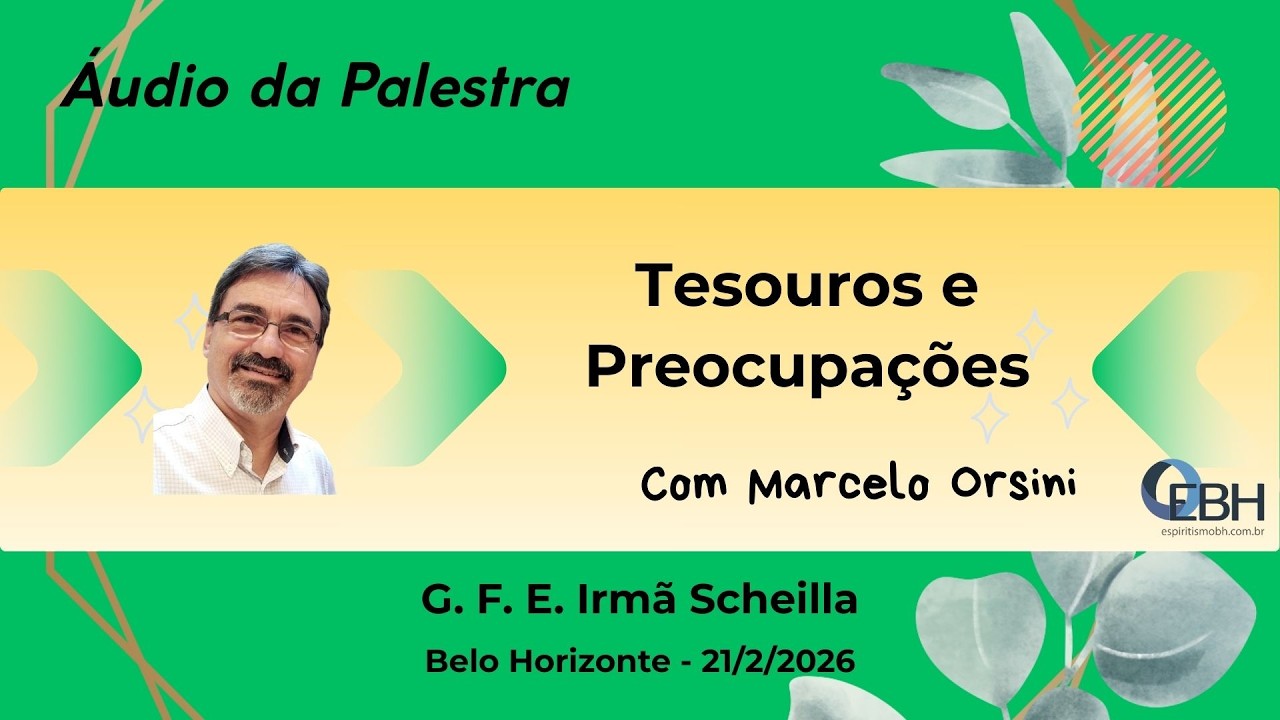 Tesouros e preocupações - presencial no Centro Oriente BH)