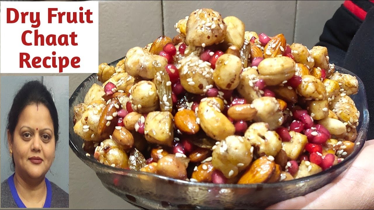 Dry Fruit Chaat Recipe - Dry Fruit Chaat banane ki vidhi - Royal Dry Fruit Chaat