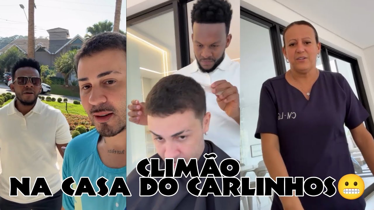 ✂️O QUE ERA PRA SER UM CORTE DE CABELO VIROU TRETA!😤CARLINHOS MAIA INCOMODADO😬