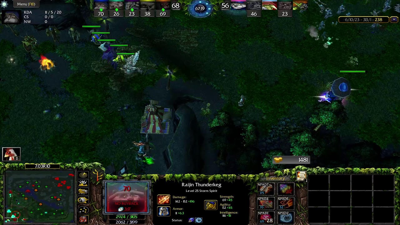 Dota 1 Sniper  Game Play