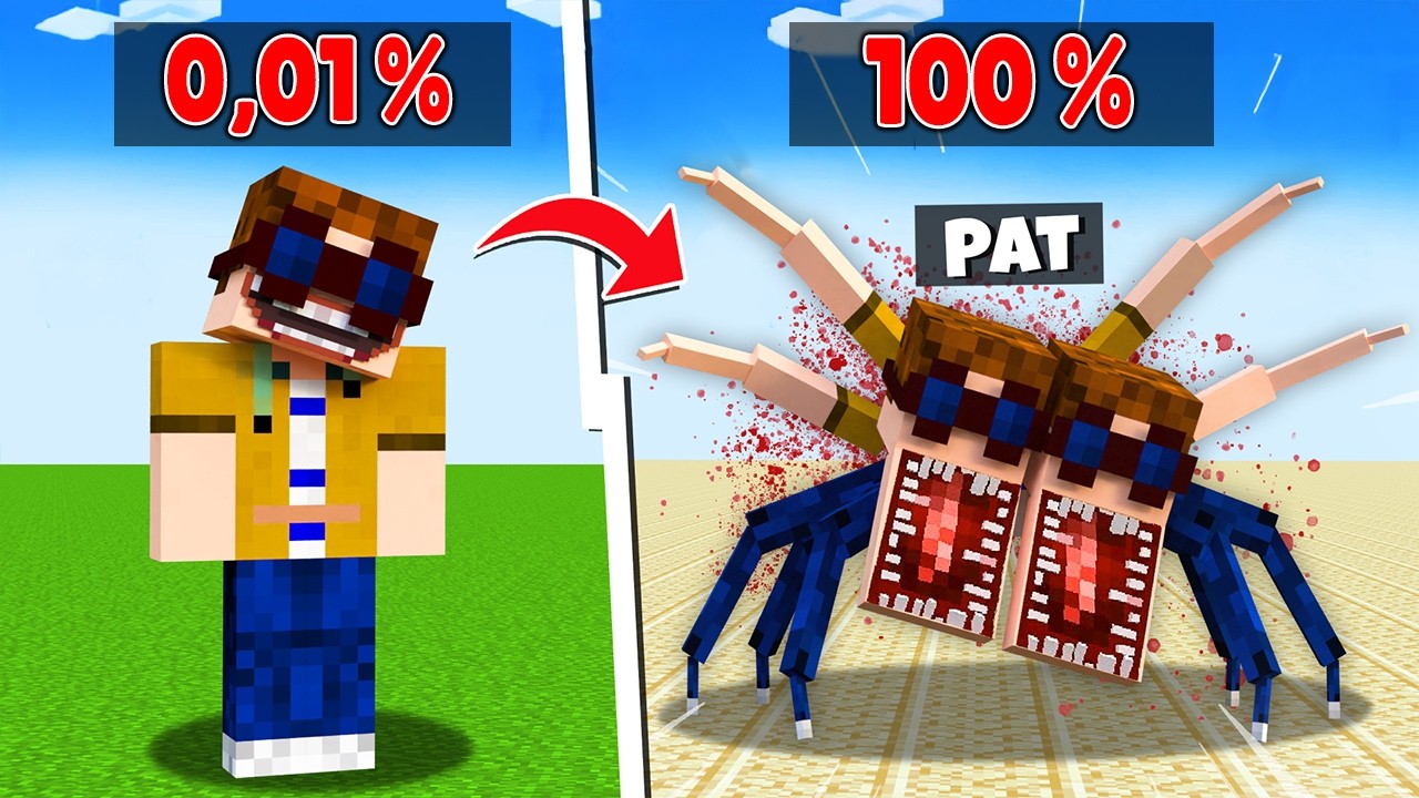 Ich ENTWICKLE MICH zum GRUSELIGSTEN SPIELER! (Minecraft)
