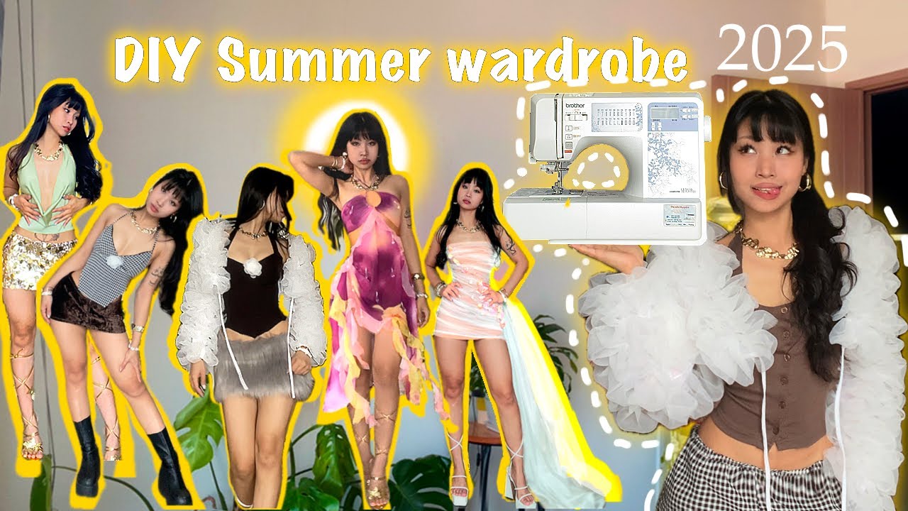 Non-fashion student make a big Summer wardrobe. Create your dream clothes w/o fashion school?