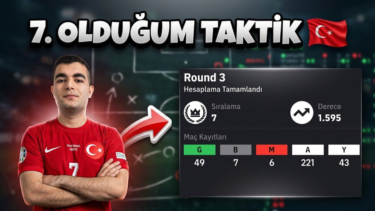 T&Uuml;RKİYE SIRALAMASINDA 7. OLDUĞUM DİZİLİŞ! 🇹🇷 - (eFootball)