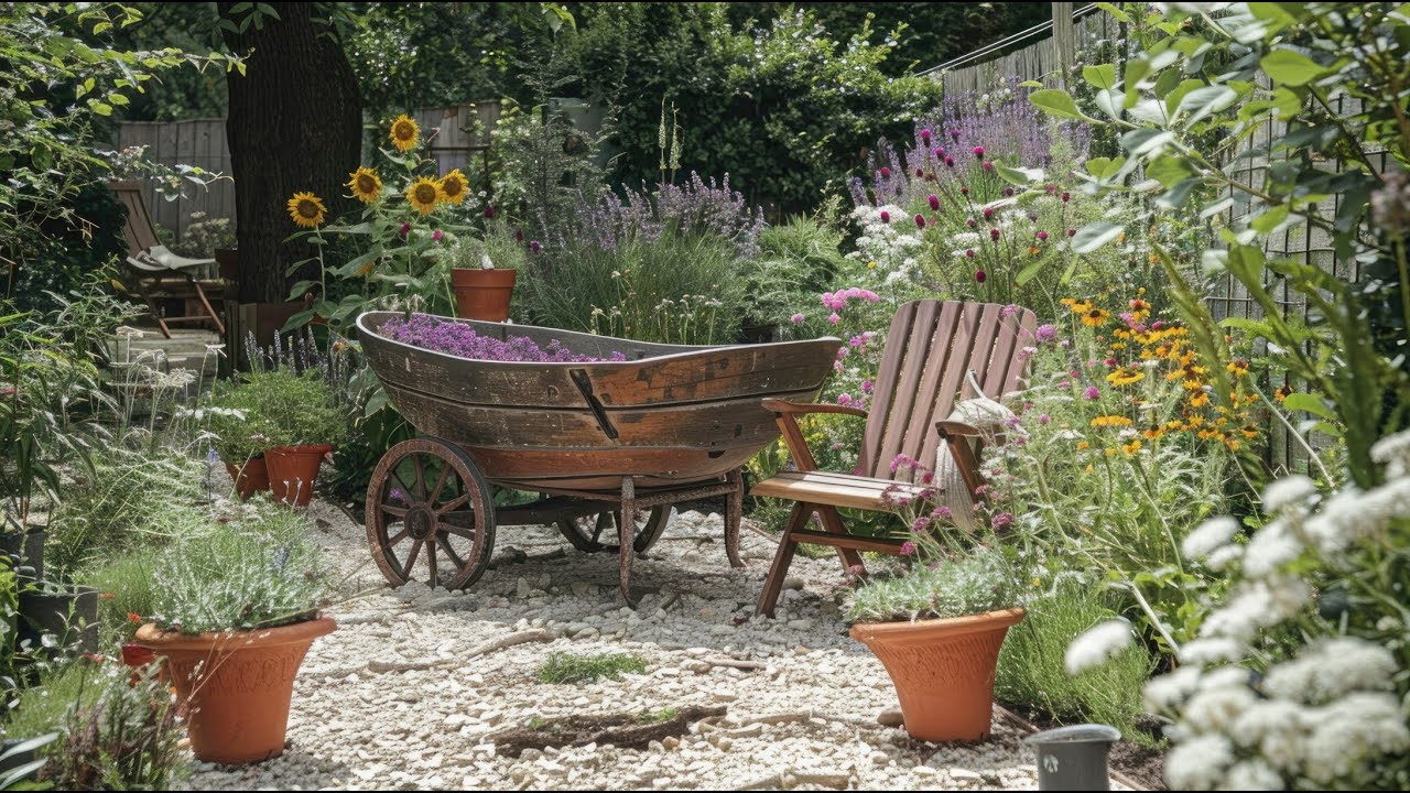 Easy Upcycled Garden Ideas for a Small Farmhouse Yard