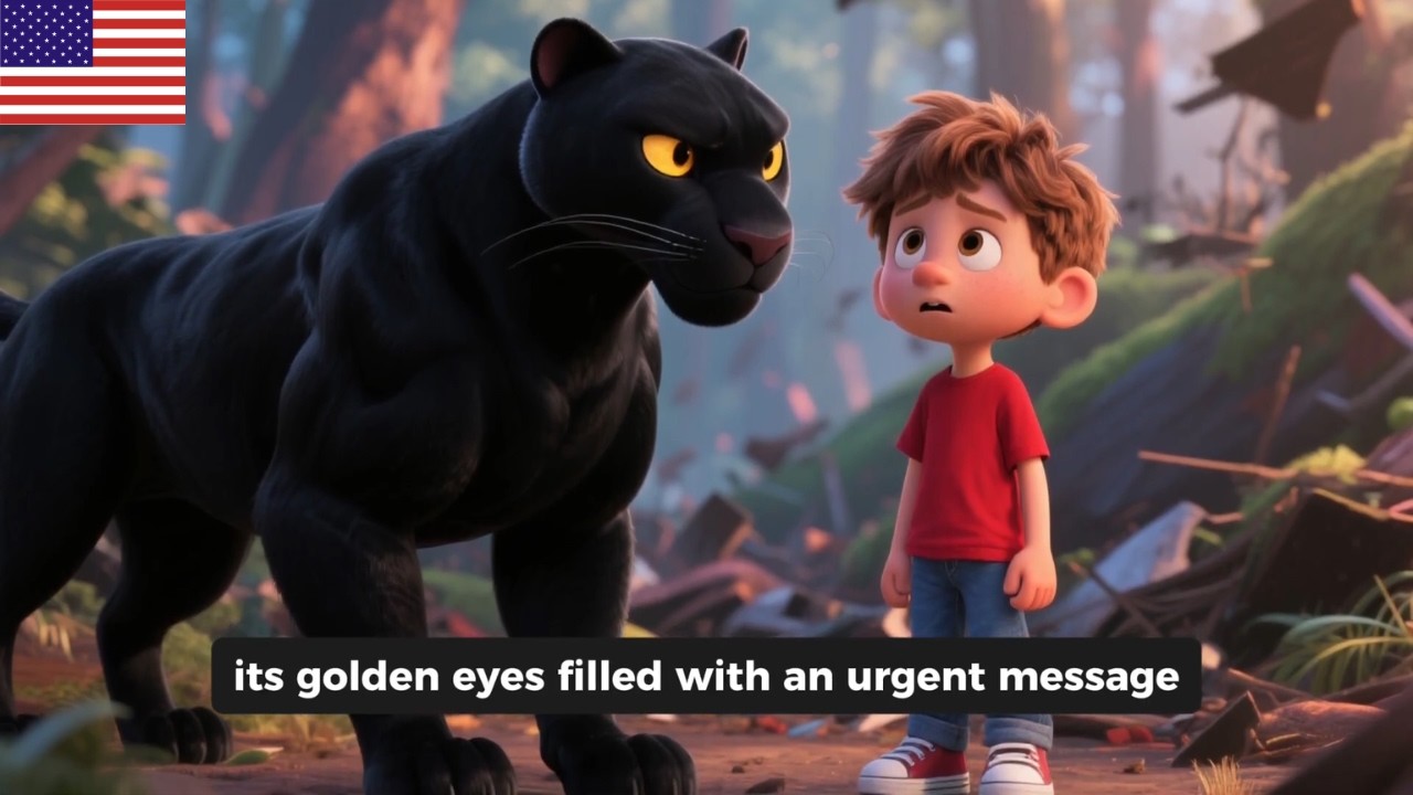 The Jungle Book Mowgli and The Black Panther 🌴3D 4K Bedtime Stories for Kids in English #cartoon