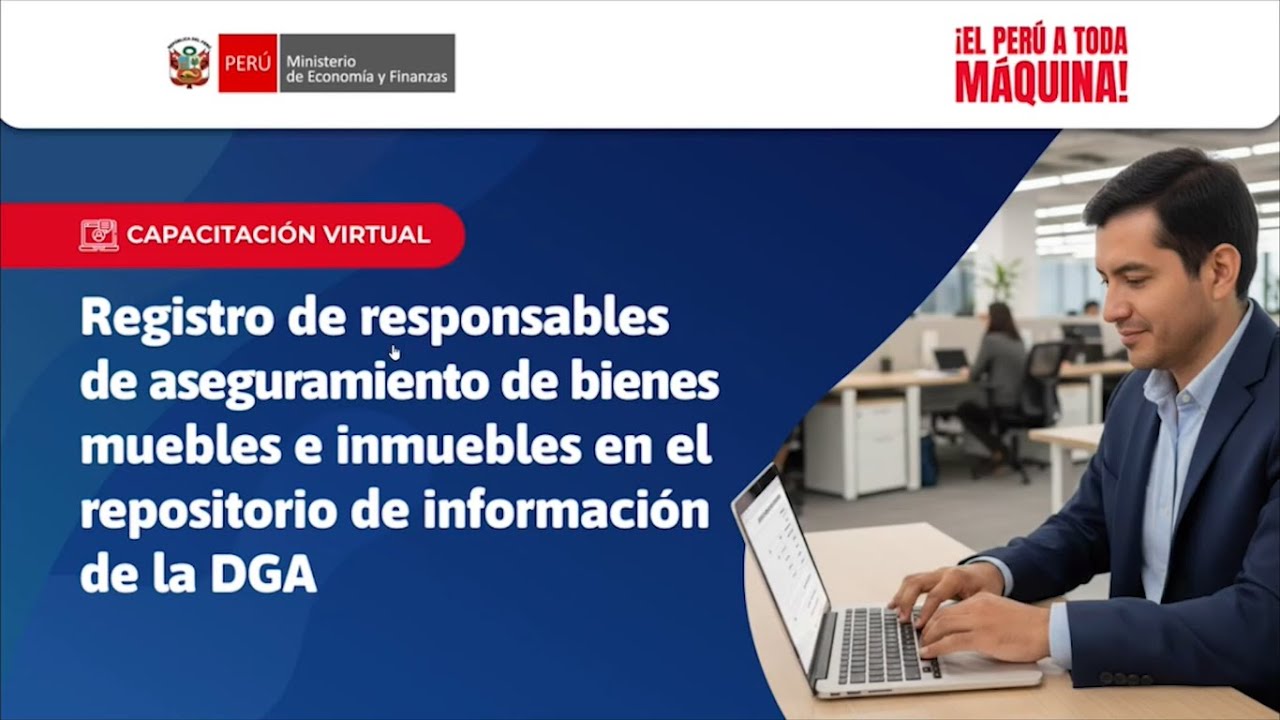 DGA: Registro de responsables de aseguramiento de bienes muebles e inmuebles en el repositorio